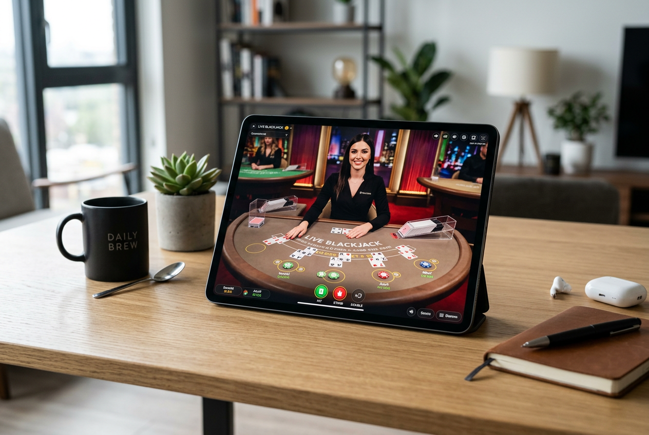 High-end virtual gaming experience on a tablet.